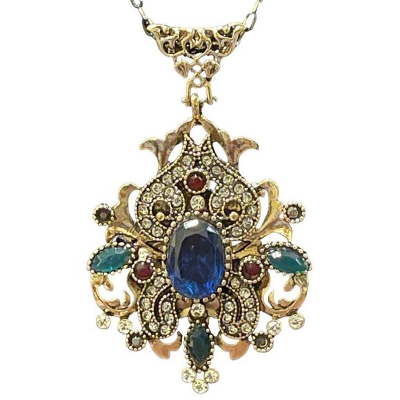 NWOT Turkish vintage design chain necklace - Picture 1 of 4